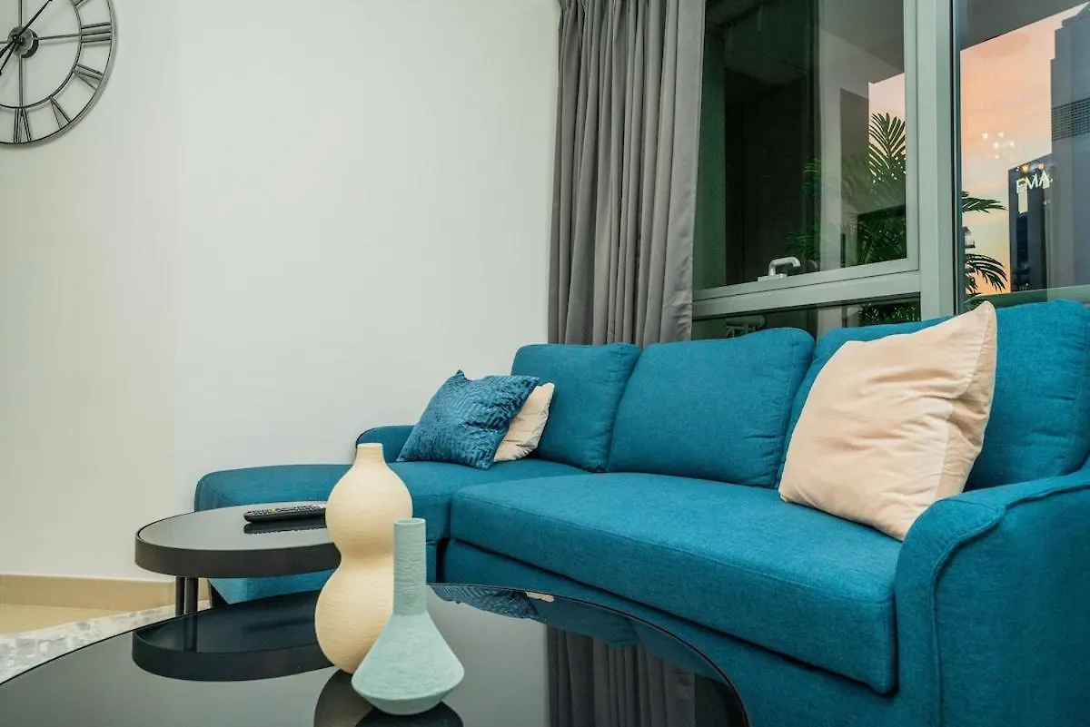 King 1Br Apartment With Burj Khalifa & Fountain View Dubaj
